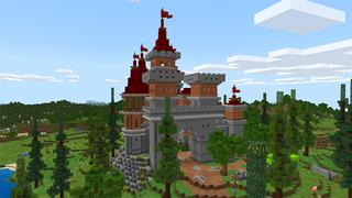 Screenshot of the Minecraft Bedrock Marketplace product Castle Town created by A30x1.