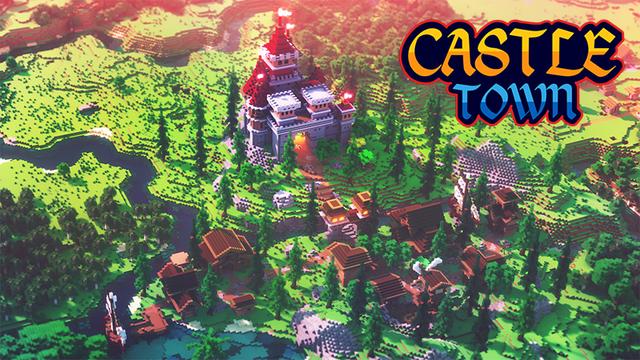 Thumbnail of the Minecraft Bedrock Marketplace product Castle Town created by A30x1.
