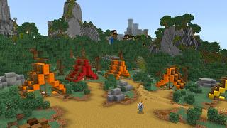 Screenshot of the Minecraft Bedrock Marketplace product Cloud Adventure created by A30x1.
