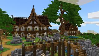Screenshot of the Minecraft Bedrock Marketplace product Cloud Land created by A30x1.