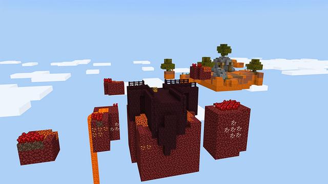 Screenshot of the Minecraft Bedrock Marketplace product Default Skyblock created by A30x1.