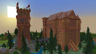 Screenshot of the Minecraft Bedrock Marketplace product End Tower created by A30x1.