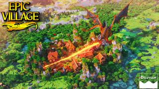 Thumbnail of the Minecraft Bedrock Marketplace product Epic Village created by A30x1.