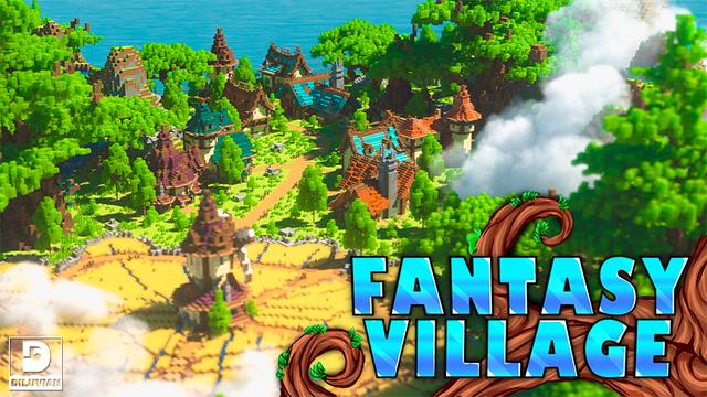 Thumbnail of the Minecraft Bedrock Marketplace product Fantasy Village created by A30x1.