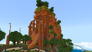 Screenshot of the Minecraft Bedrock Marketplace product Flying Whale created by A30x1.