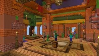 Screenshot of the Minecraft Bedrock Marketplace product Flying Whale created by A30x1.