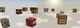 Panorama of the Minecraft Bedrock Marketplace product Giant Blocks Skyblock created by A30x1.