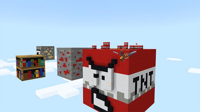 Screenshot of the Minecraft Bedrock Marketplace product Giant Blocks Skyblock created by A30x1.