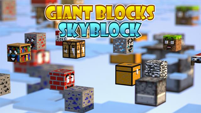 Thumbnail of the Minecraft Bedrock Marketplace product Giant Blocks Skyblock created by A30x1.