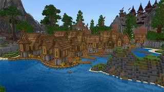 Screenshot of the Minecraft Bedrock Marketplace product Green Land created by A30x1.