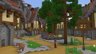 Screenshot of the Minecraft Bedrock Marketplace product Green Land created by A30x1.