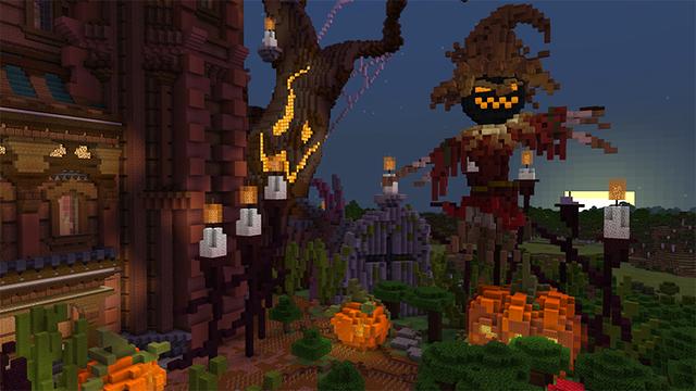 Screenshot of the Minecraft Bedrock Marketplace product Haunted Giant House created by A30x1.