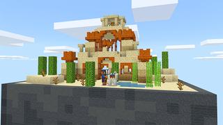 Screenshot of the Minecraft Bedrock Marketplace product Hopper Skyblock created by A30x1.