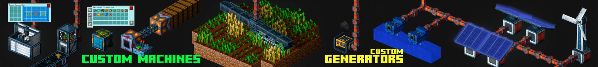 Panorama of the Minecraft Bedrock Marketplace product Horizon Tech created by A30x1.