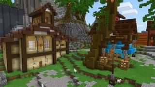 Screenshot of the Minecraft Bedrock Marketplace product Island Fortress created by A30x1.