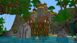 Screenshot of the Minecraft Bedrock Marketplace product Jungle Empire created by A30x1.