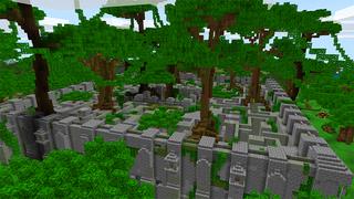Screenshot of the Minecraft Bedrock Marketplace product Jungle Maze created by A30x1.