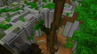 Screenshot of the Minecraft Bedrock Marketplace product Jungle Maze created by A30x1.