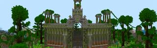 Panorama of the Minecraft Bedrock Marketplace product Jungle Parkour created by A30x1.