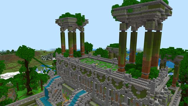 Screenshot of the Minecraft Bedrock Marketplace product Jungle Parkour created by A30x1.