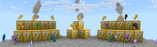 Panorama of the Minecraft Bedrock Marketplace product Lucky Pots created by A30x1.
