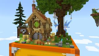 Screenshot of the Minecraft Bedrock Marketplace product Lucky Skyblock Biomes created by A30x1.