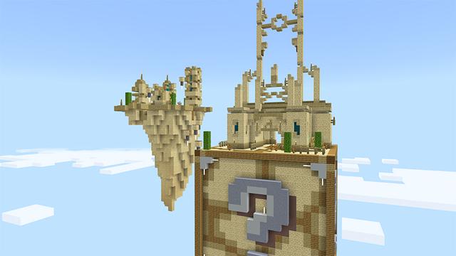 Screenshot of the Minecraft Bedrock Marketplace product Lucky Skyblock Biomes created by A30x1.