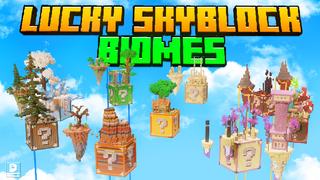 Thumbnail of the Minecraft Bedrock Marketplace product Lucky Skyblock Biomes created by A30x1.