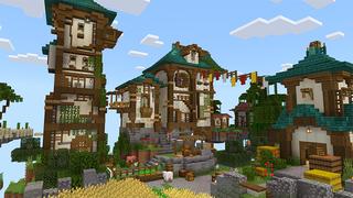 Screenshot of the Minecraft Bedrock Marketplace product Medieval Skyblock created by A30x1.