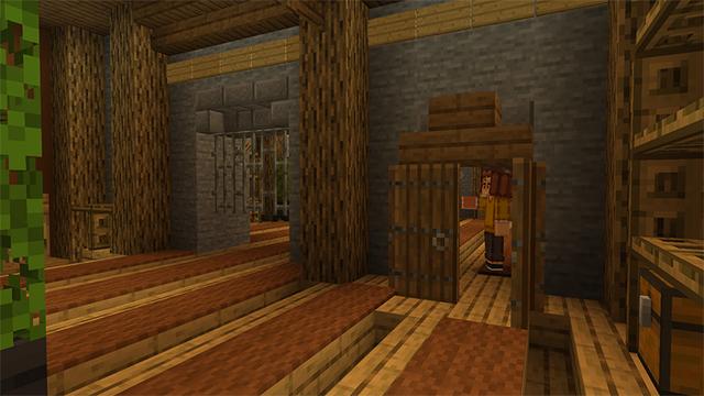 Screenshot of the Minecraft Bedrock Marketplace product Ninjas Secret Base created by A30x1.
