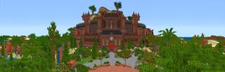 Panorama of the Minecraft Bedrock Marketplace product Oasis created by A30x1.