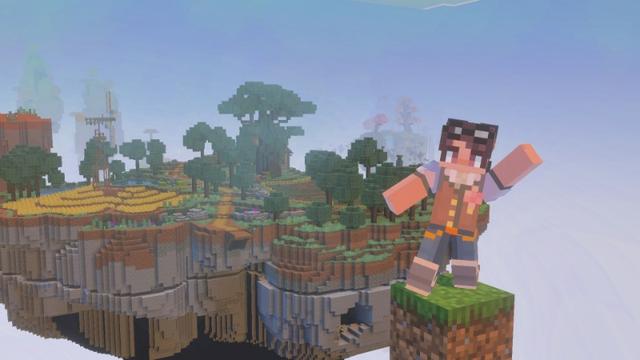 Screenshot of the Minecraft Bedrock Marketplace product One Block created by A30x1.