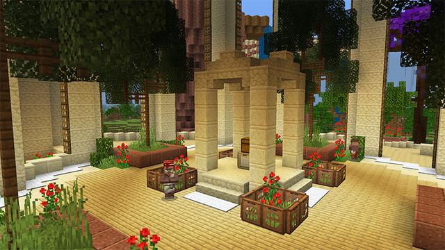 Screenshot of the Minecraft Bedrock Marketplace product Paradise Castle created by A30x1.