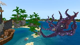 Screenshot of the Minecraft Bedrock Marketplace product Pirate Kraken Island created by A30x1.