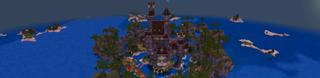 Panorama of the Minecraft Bedrock Marketplace product Pirate Palace created by A30x1.