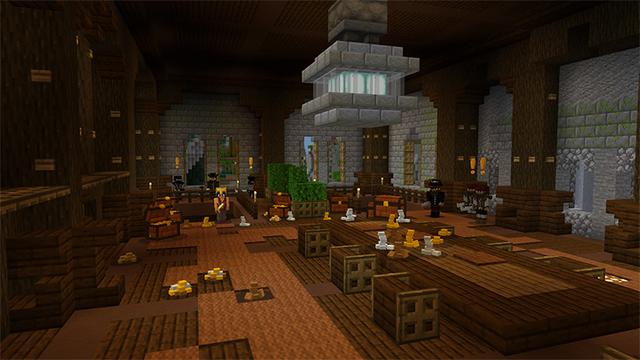 Screenshot of the Minecraft Bedrock Marketplace product Pirate Palace created by A30x1.