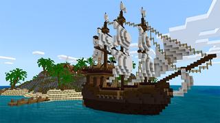 Screenshot of the Minecraft Bedrock Marketplace product Pirate Refuge created by A30x1.