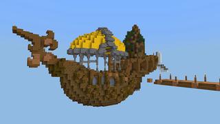 Screenshot of the Minecraft Bedrock Marketplace product S K Y B L O C K created by A30x1.