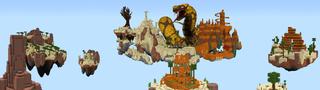 Panorama of the Minecraft Bedrock Marketplace product Sky Monster: Giant Snake created by A30x1.