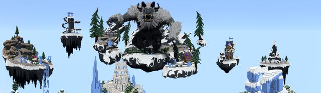 Panorama of the Minecraft Bedrock Marketplace product Sky Monster: Yeti created by Diluvian.