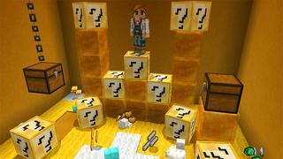 Screenshot of the Minecraft Bedrock Marketplace product Skyblock Lucky Block created by A30x1.