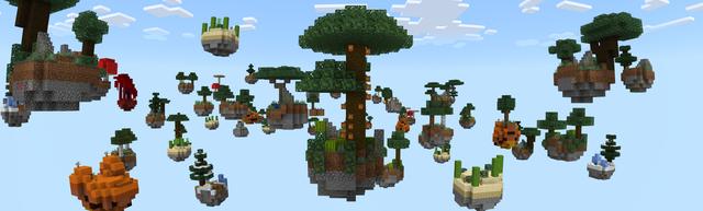 Panorama of the Minecraft Bedrock Marketplace product SkyBlock! created by Diluvian.