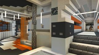 Screenshot of the Minecraft Bedrock Marketplace product Space Station created by A30x1.