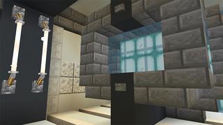 Screenshot of the Minecraft Bedrock Marketplace product Space Station created by A30x1.