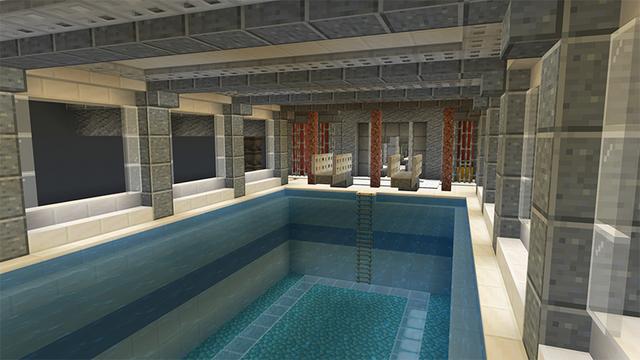Screenshot of the Minecraft Bedrock Marketplace product Submarine Secret Base created by A30x1.