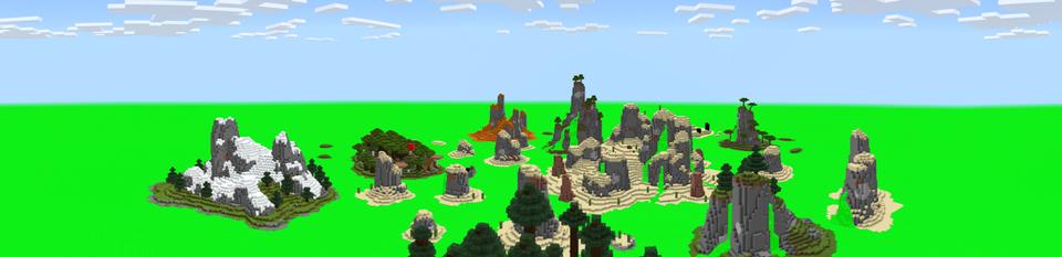 Panorama of the Minecraft Bedrock Marketplace product Toxic Ultimate Survivor created by A30x1.