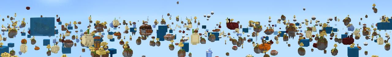Panorama of the Minecraft Bedrock Marketplace product Ultra Lucky Skyblock created by A30x1.