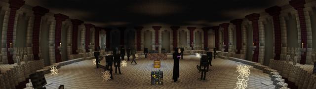 Panorama of the Minecraft Bedrock Marketplace product Wither Dungeon created by Diluvian.