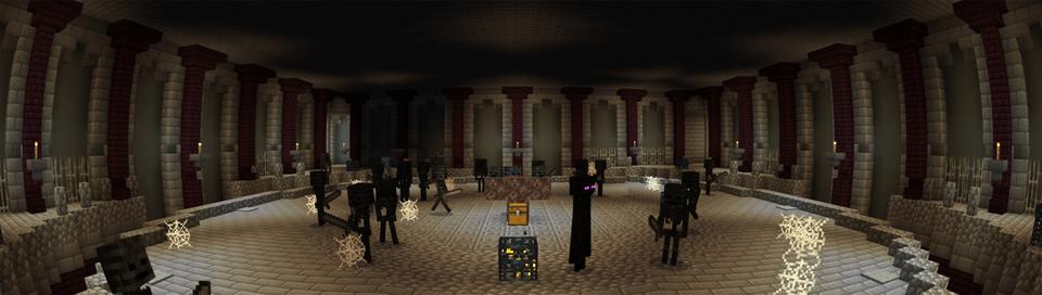 Panorama of the Minecraft Bedrock Marketplace product Wither Dungeon created by A30x1.