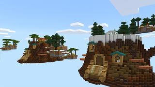 Screenshot of the Minecraft Bedrock Marketplace product Bloco de madeira do céu created by A30x1.